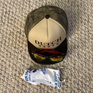 Dutch Bros Snapback Hat and Dutch Bros Sunglasses